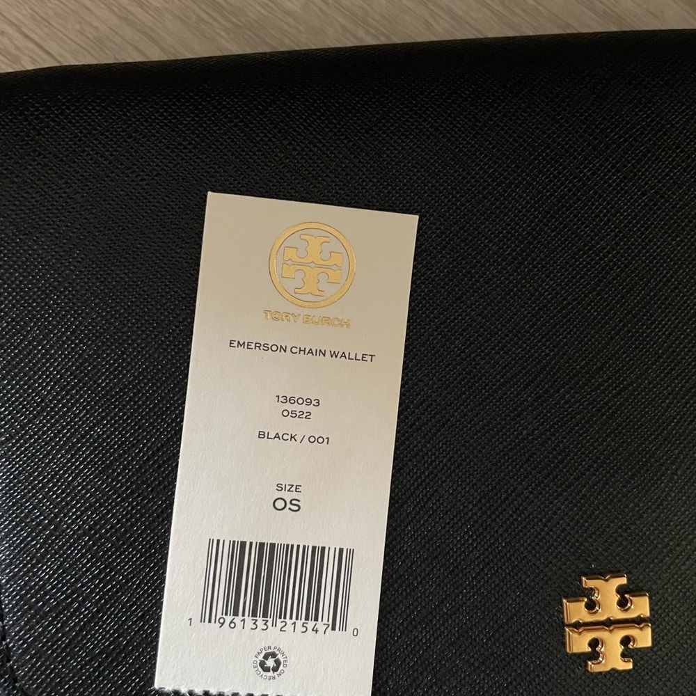 New, tory burch emerson chain crossbody wallet - Picture 11 of 12
